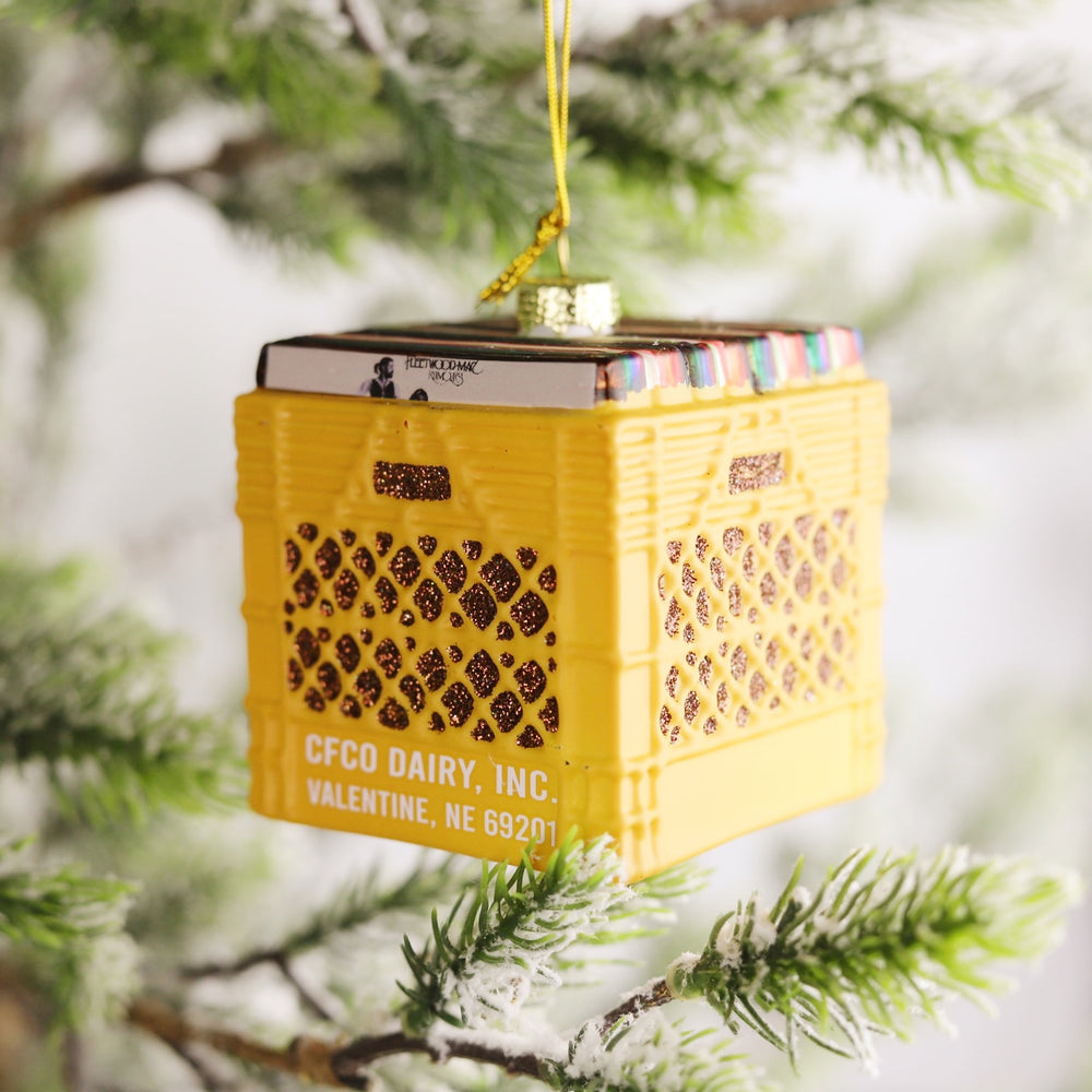 Crate of Records Ornament