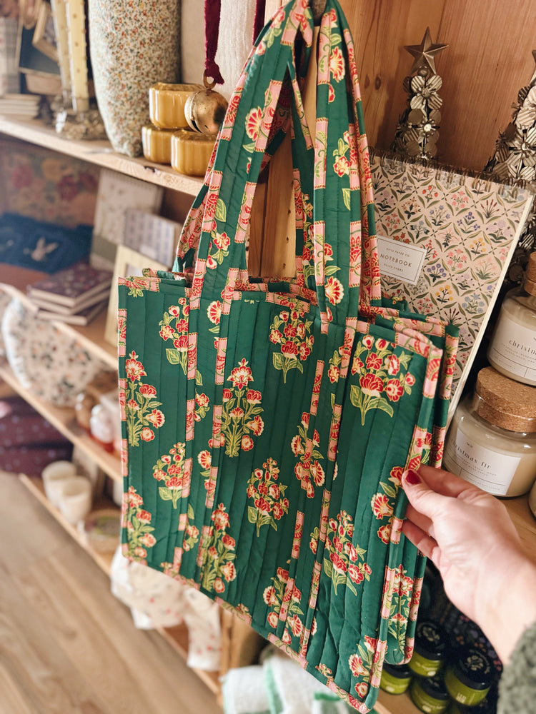 Elodie Luxe Quilted Tote Bag