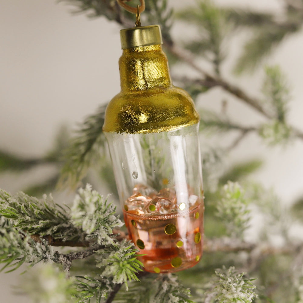Glass Cocktail Ornament