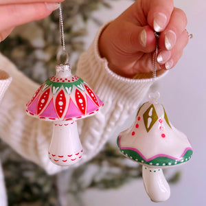 Whimsical Mushroom Ornament