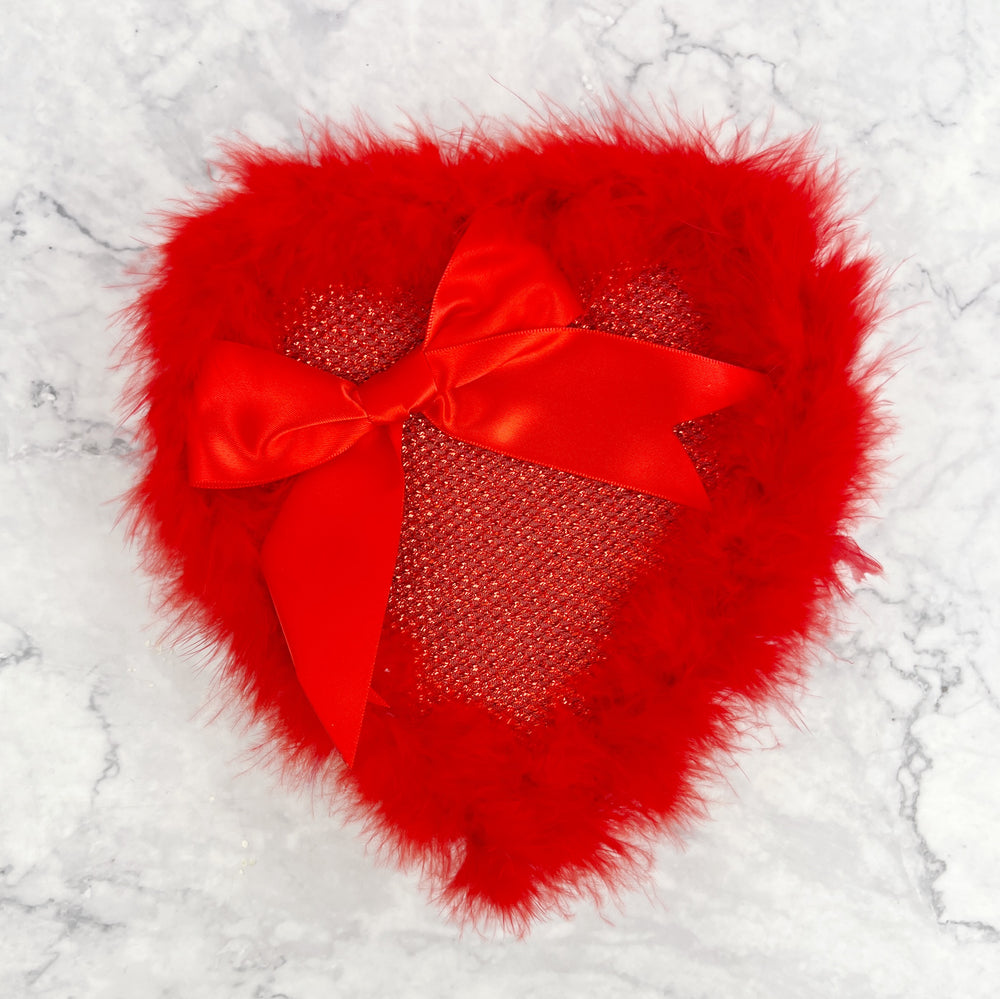 Warm Fuzzies Heart Shaped Box with Truffles