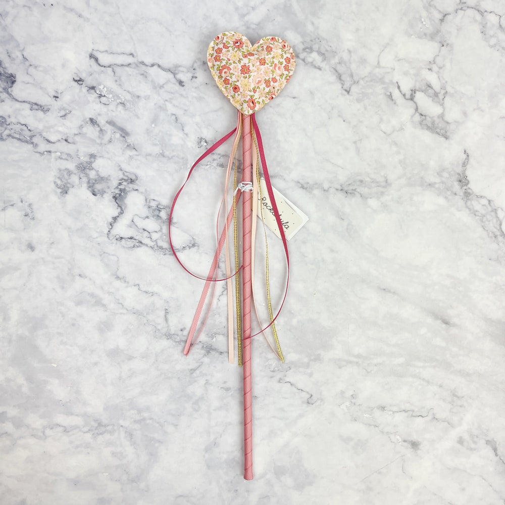 Floral Heart Wand