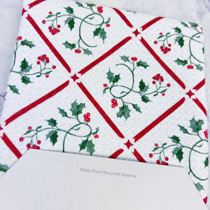 Festive Holiday Geometry Tea Towels