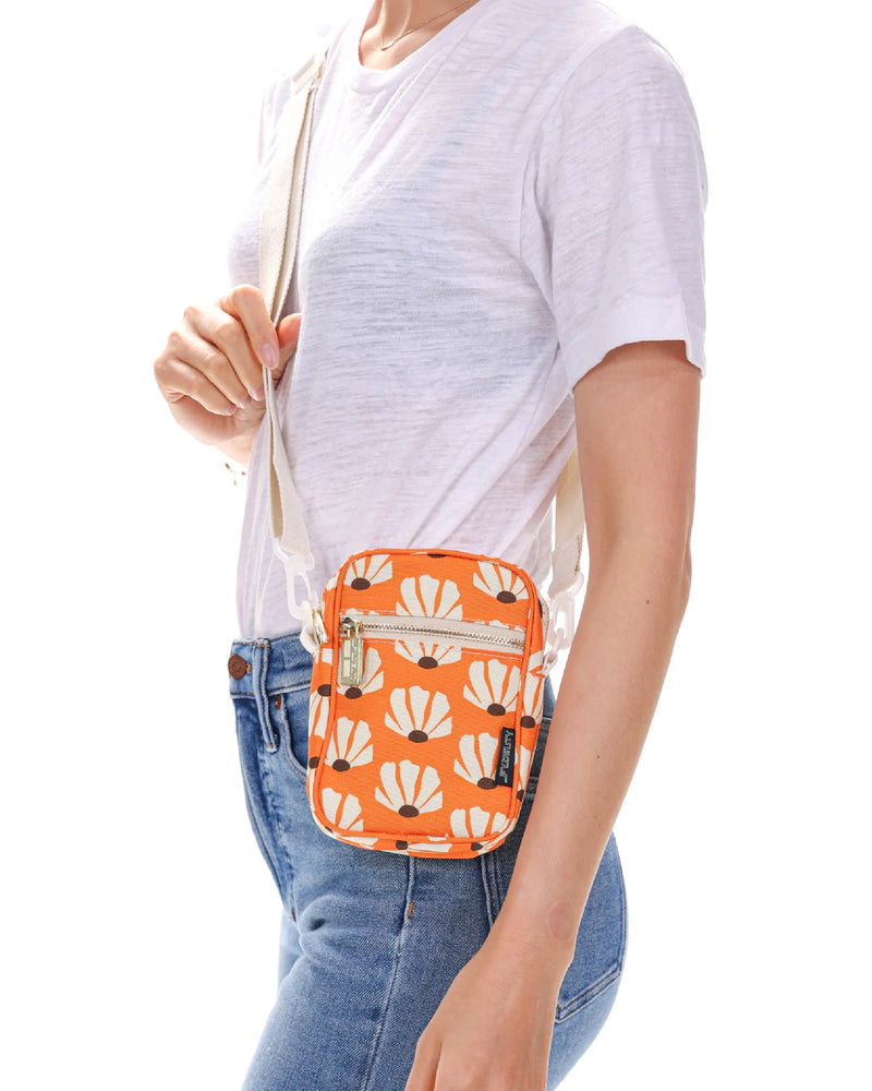 
                
                    Load image into Gallery viewer, Orange Shells Crossbody Mini Brick Bag
                
            