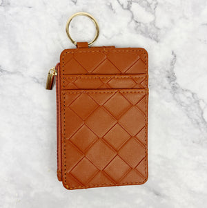 Woven Wallet with Key Ring