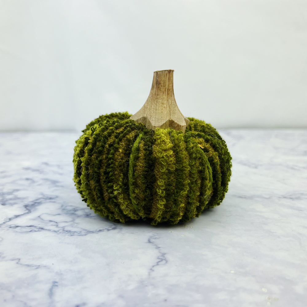 Textured Fabric Mini Pumpkins