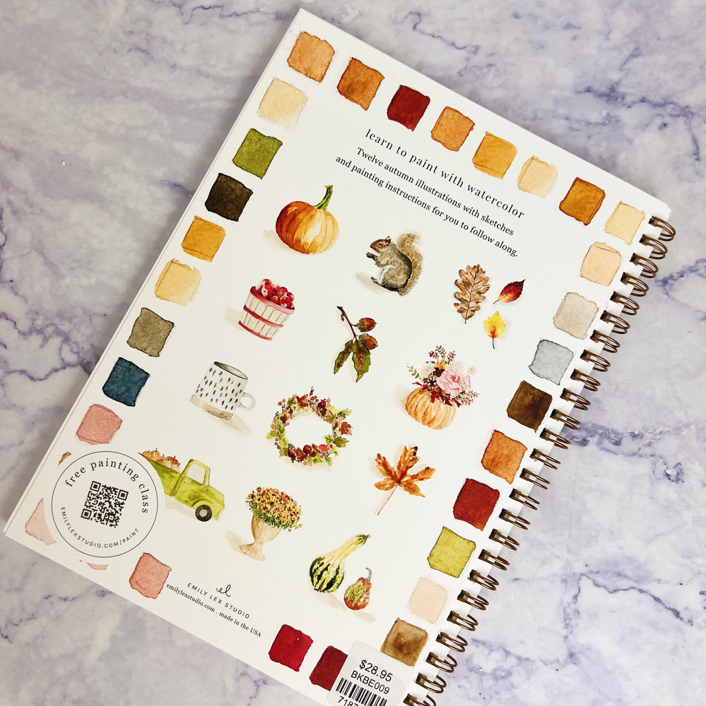 Autumn Watercolor Workbook