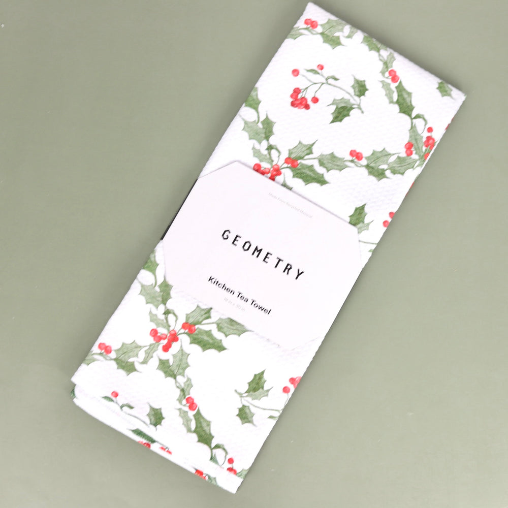 Holiday Recycled Tea Towels