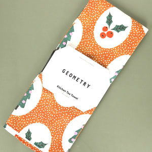 Vintage Holly Tea Towel