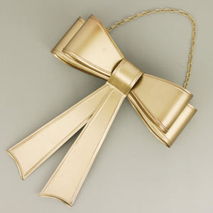 Metallic Bow Wreath