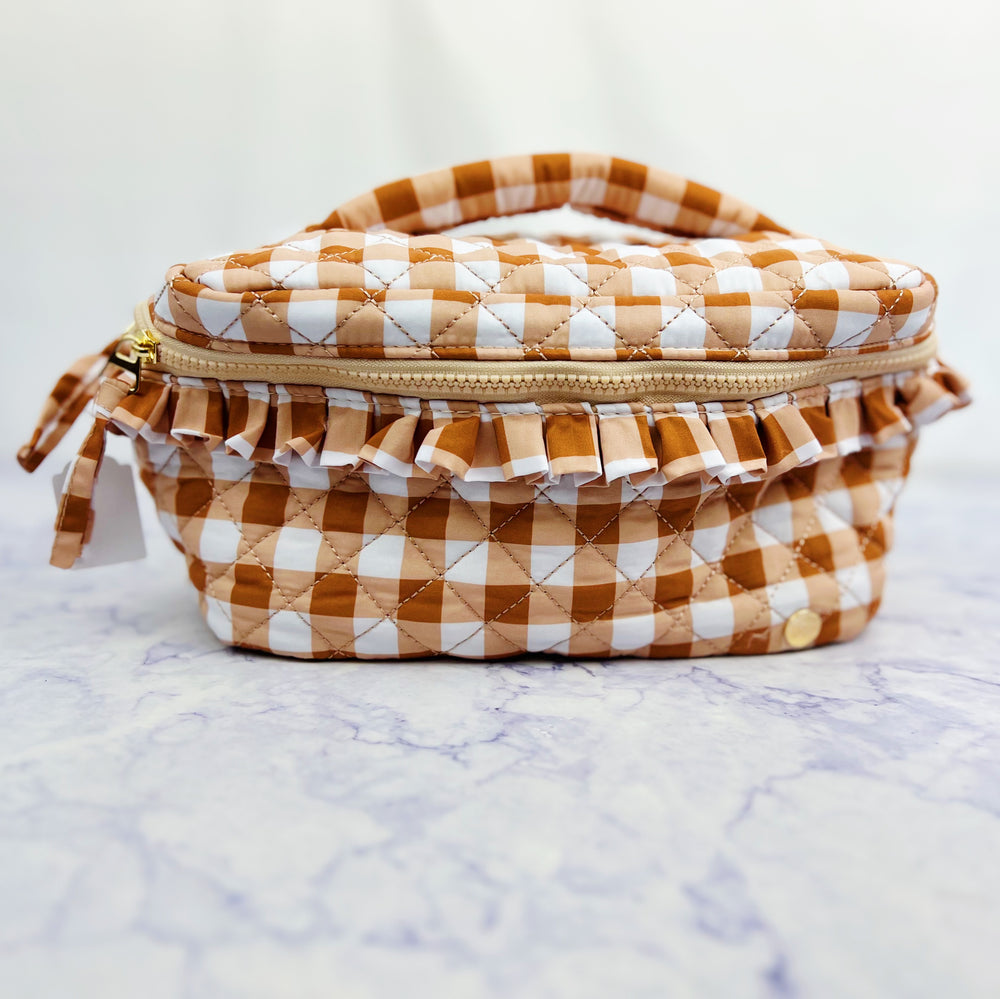 Everbloom Quilted Cosmetic Bag