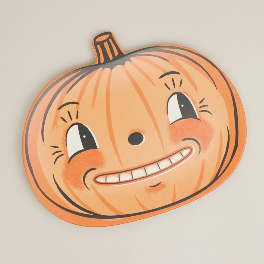 Vintage Pumpkin Bamboo Plates