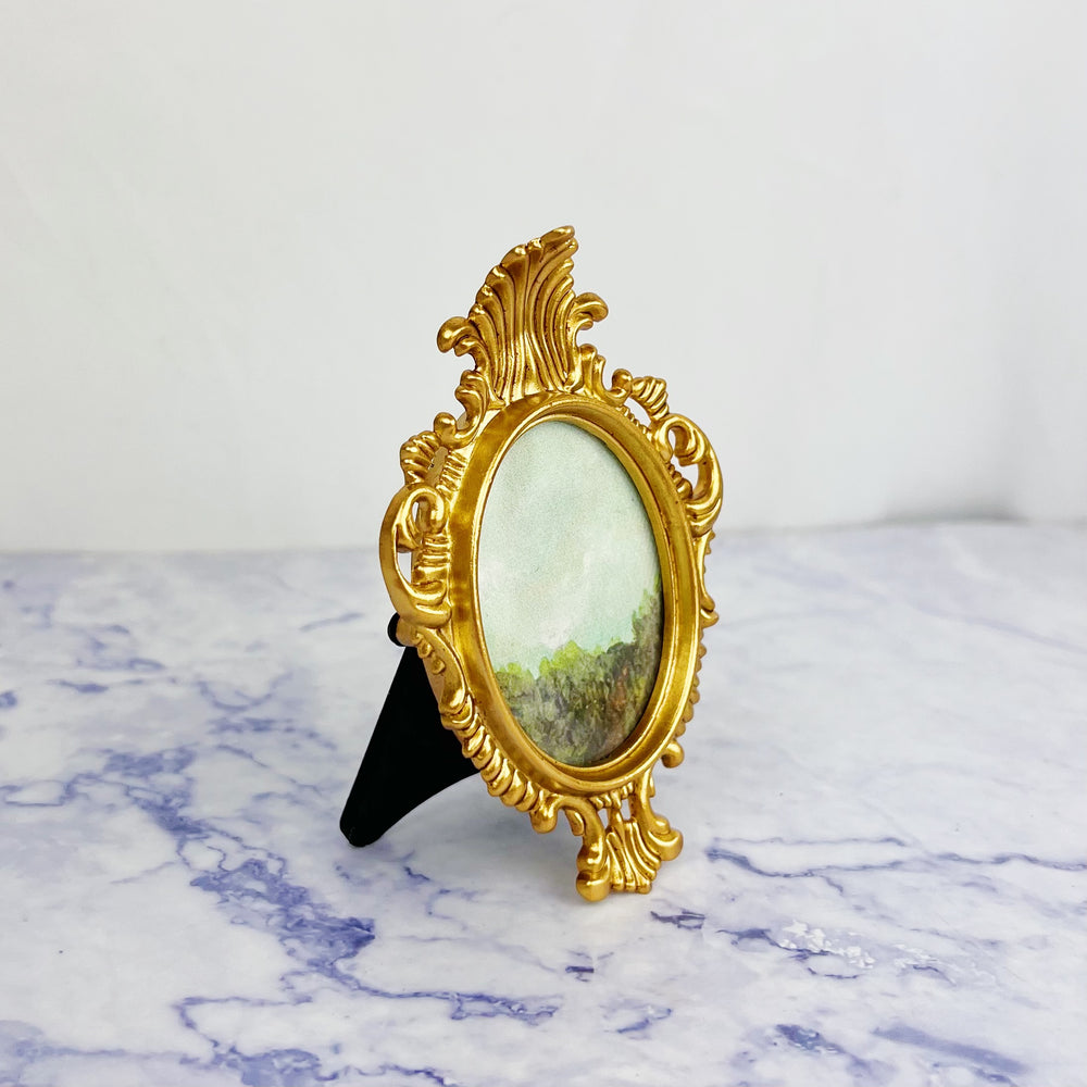Gold Frames with Landscape Art