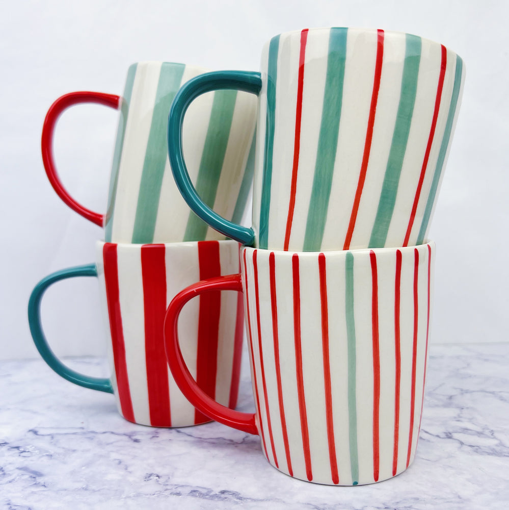 Holiday Stoneware Mugs