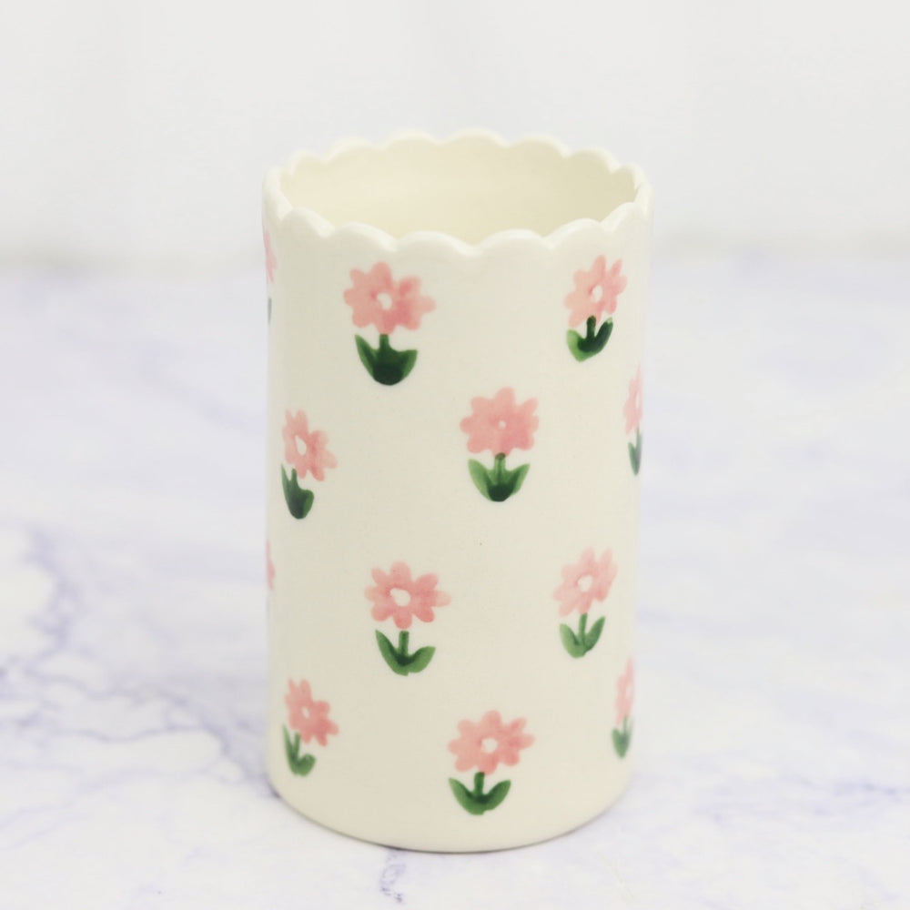 Scalloped Mini Vase