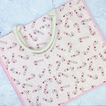 Candy Cane Canvas Tote Bag