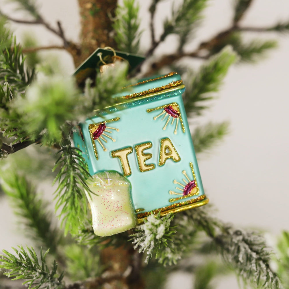 Tea Tin Ornament