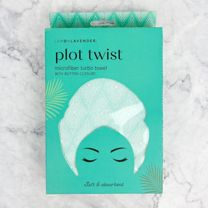 Plot Twist Microfiber Hair Towel
