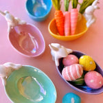 Iridescent Egg & Bunny Bowl