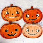Vintage Pumpkin Bamboo Plates