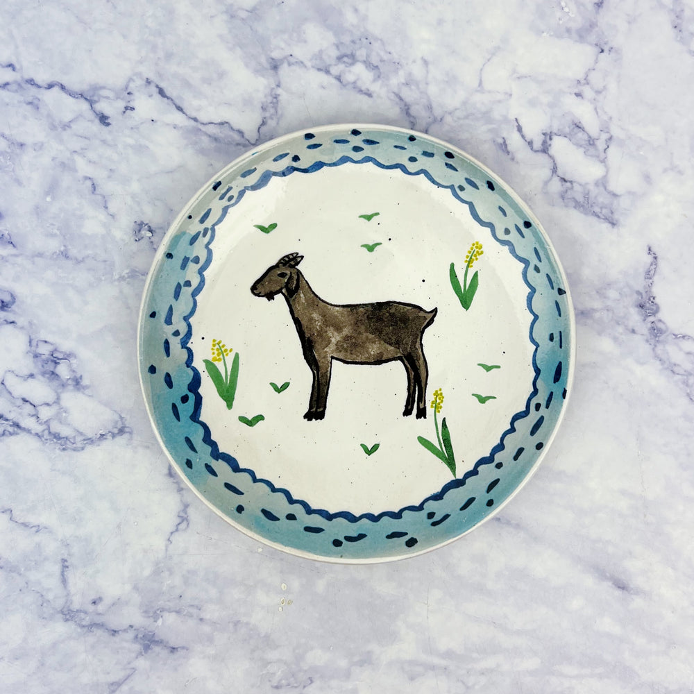 Hand Painted Meadow Plates