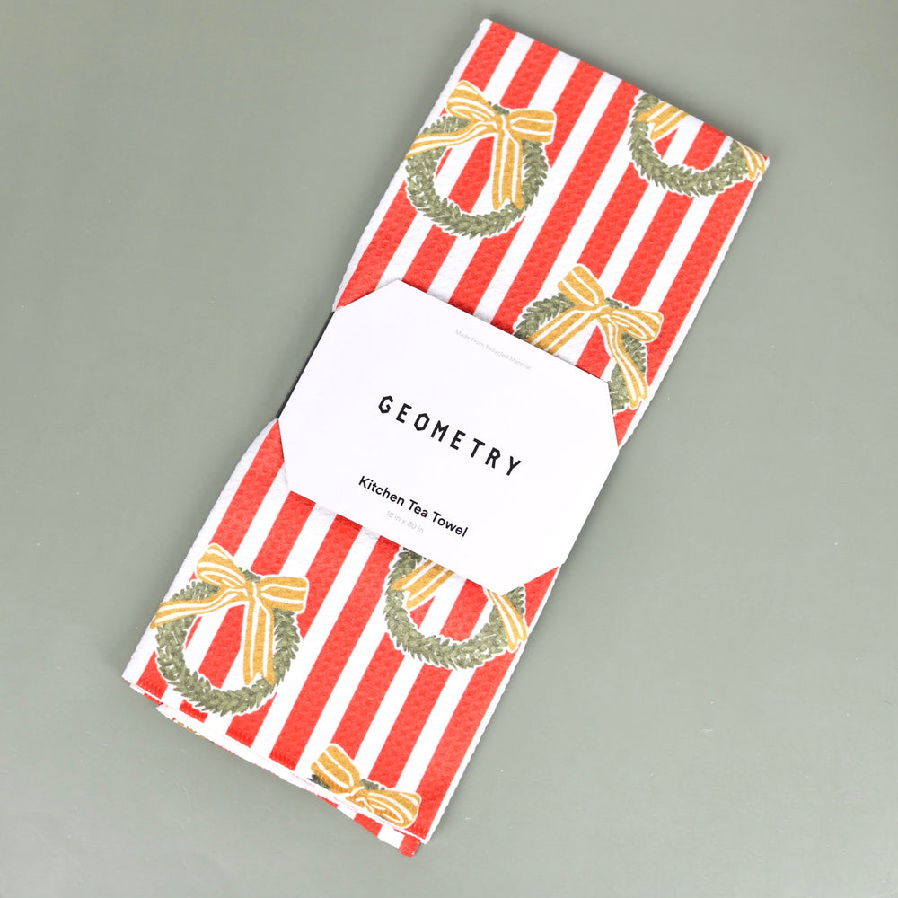 Holiday Recycled Tea Towels