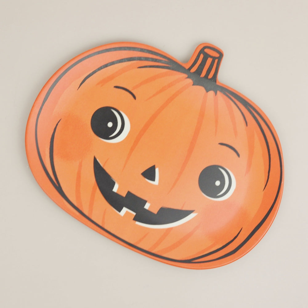Vintage Pumpkin Bamboo Plates