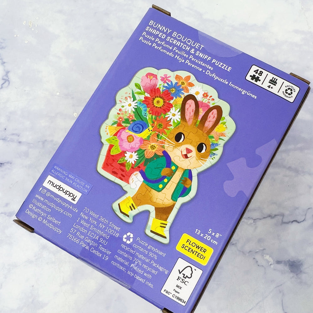 Bouquet Bunny Scratch & Sniff Puzzle