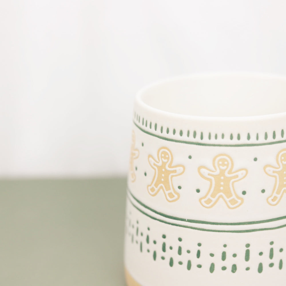 Ceramic Gingerbread Mug