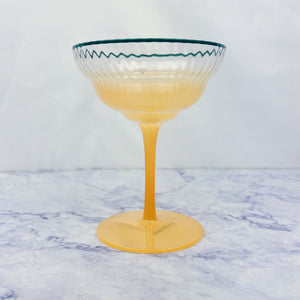 Ombre Coupe Glass