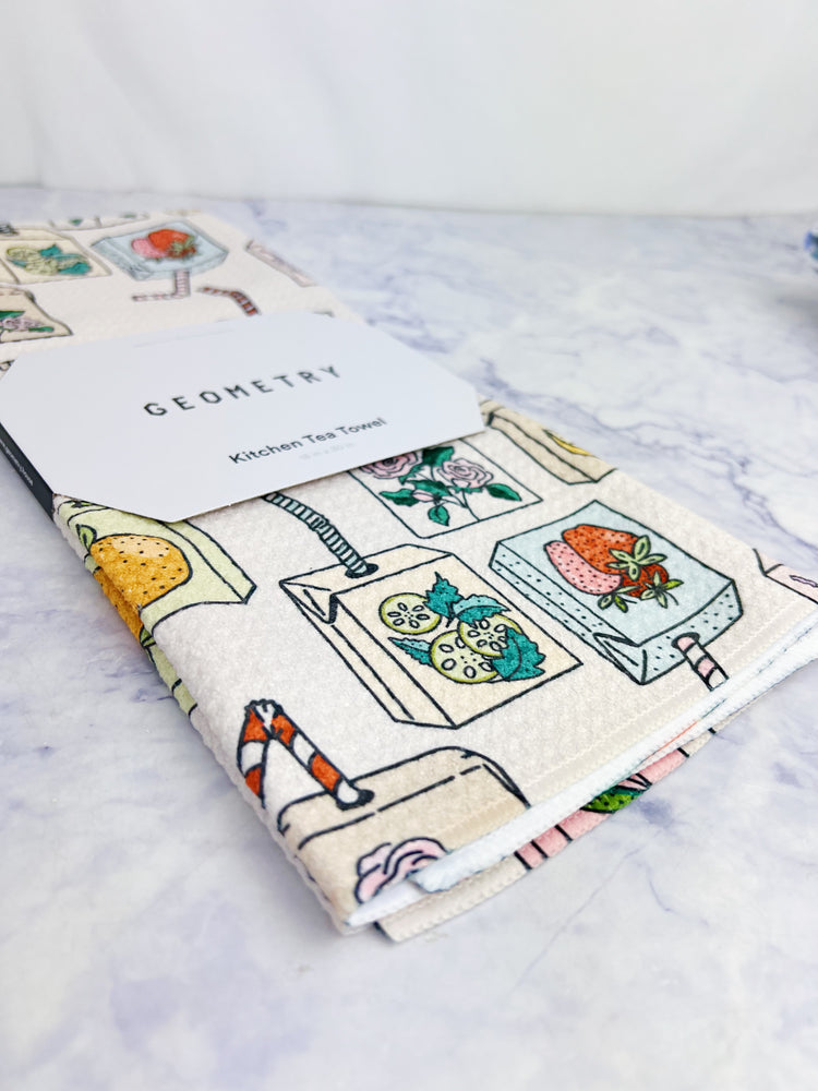 Retro Juicebox Is Recycled Tea Towel