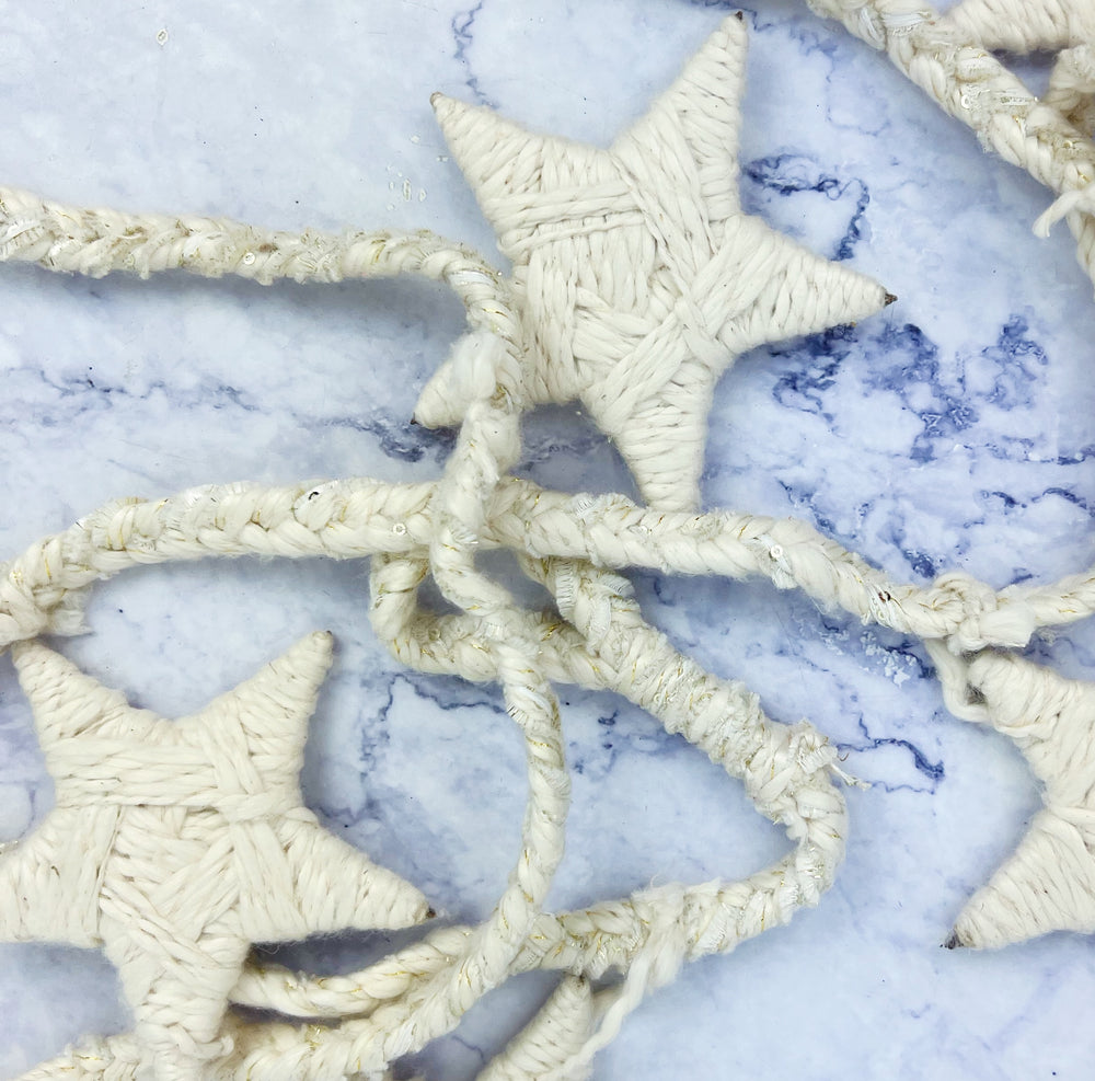 Handmade Wool Felt Star Garland