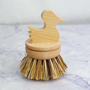 Duck Wooden Dish Brush
