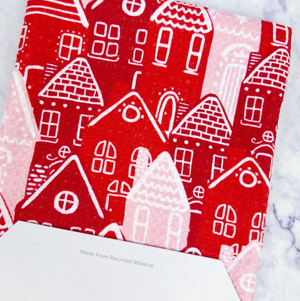 Festive Holiday Geometry Tea Towels