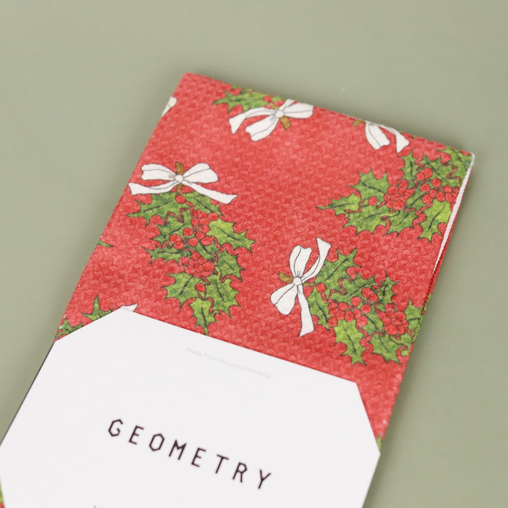 Christmas Berry Bow Tea Towel