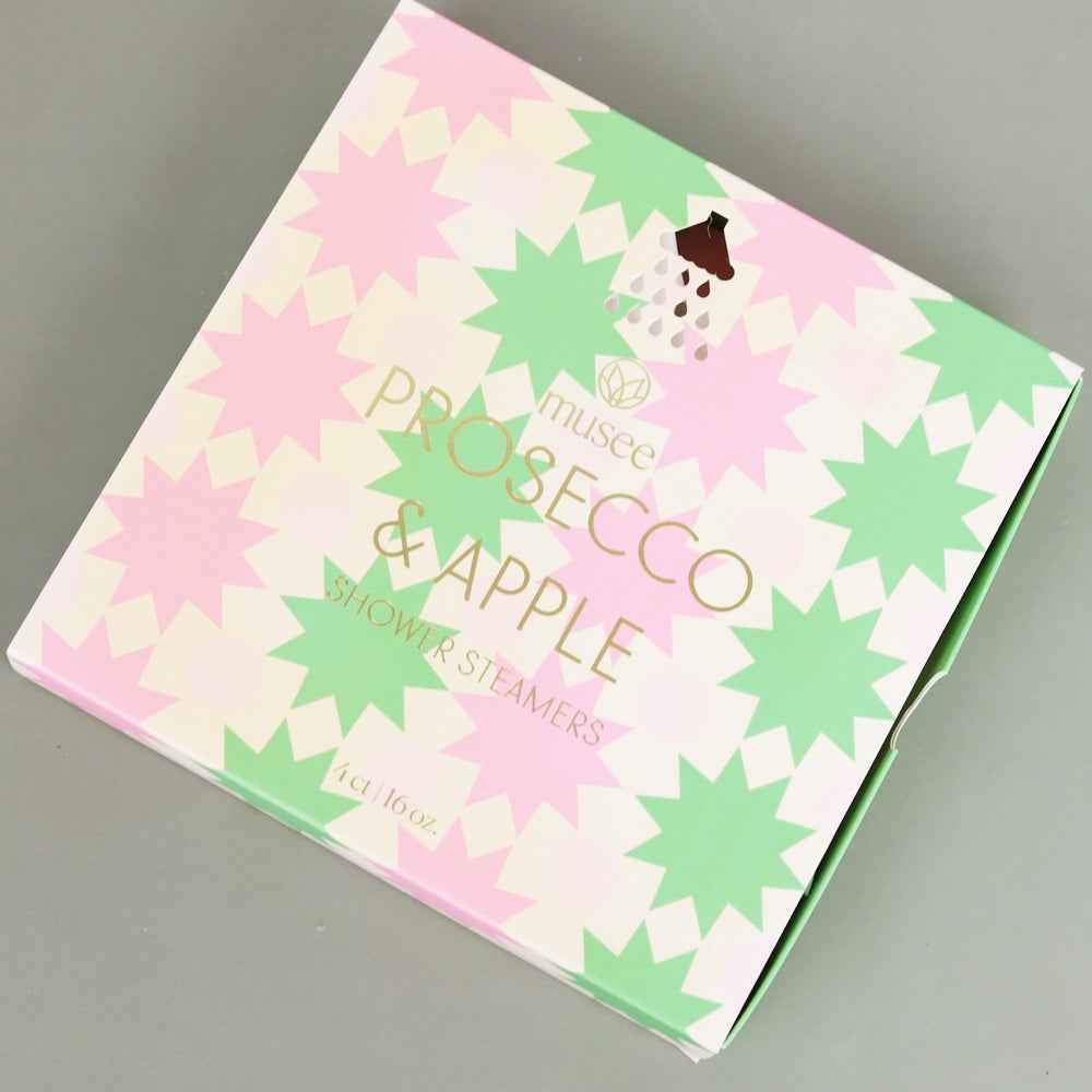 Prosecco and Apple Shower Steamers