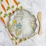 Hello Spring Appetizer Plate Set