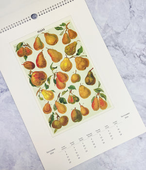 2024 Vintage Inspired Wall Calendar Farmer's Market