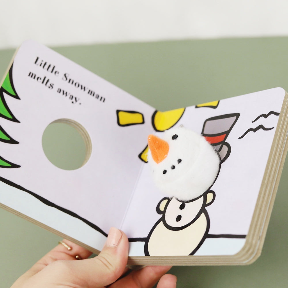 Little Snowman Finger Puppet Book