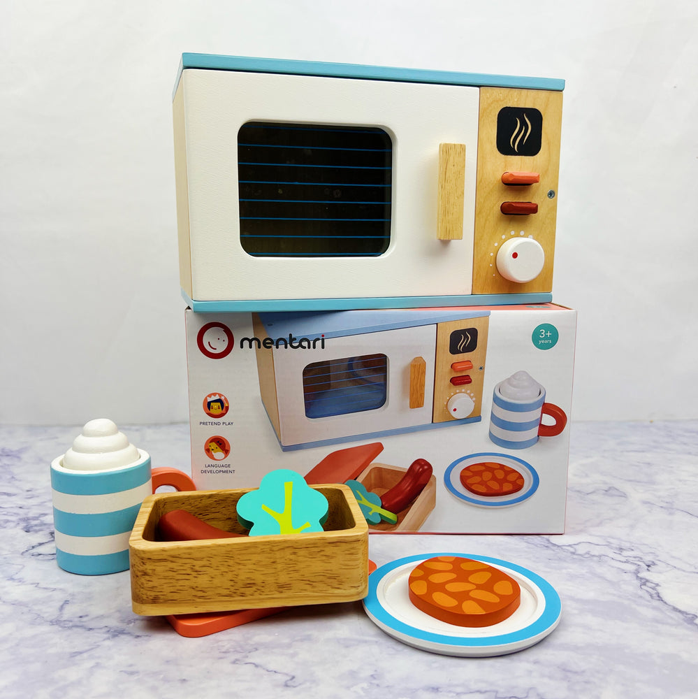 Wooden Toy Microwave