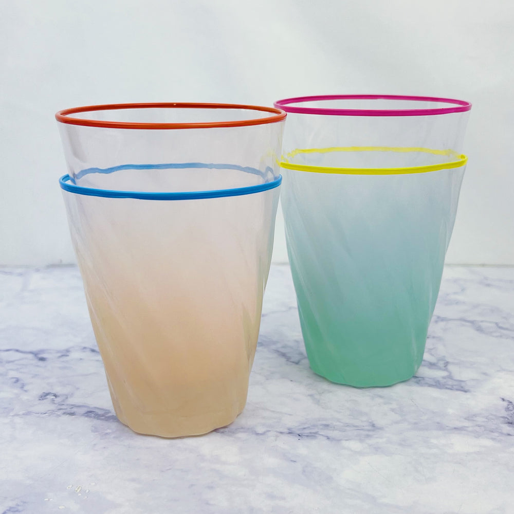 Ombre Juice Glass