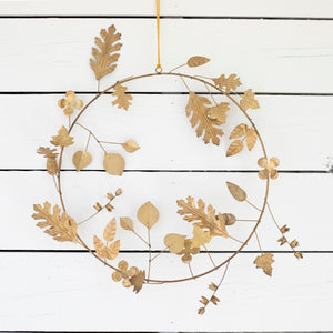 Gold Leaf Wreath