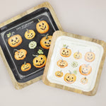 Jack O'Lantern Wood Trays - 10"