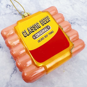 Hotdog Ornament