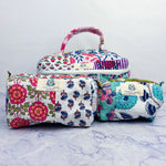 Wildflower Patch Quilted Cosmetic Bag