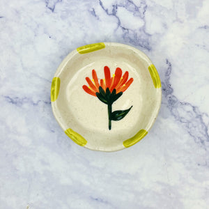 Funky Floral Trinket Dish