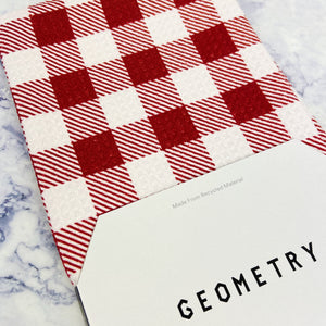 Festive Holiday Geometry Tea Towels