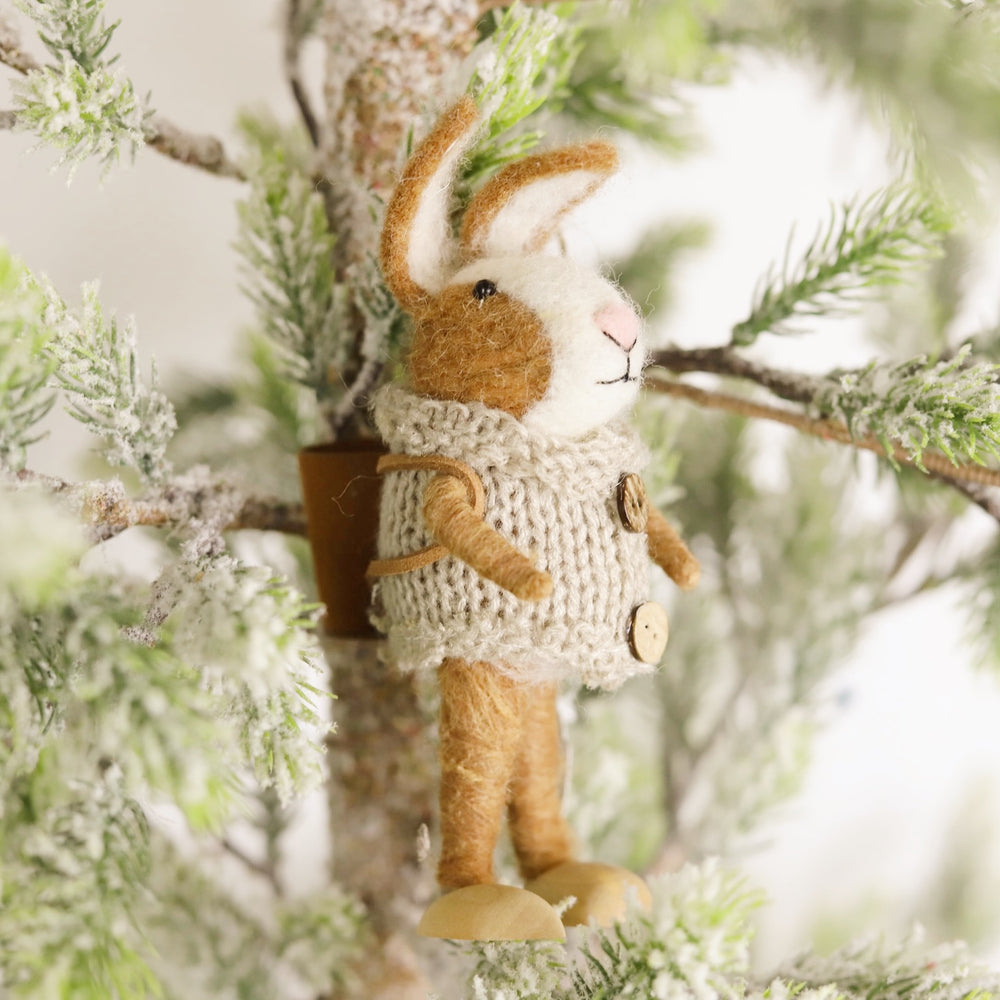 Wool Felt Forest Animal Ornaments