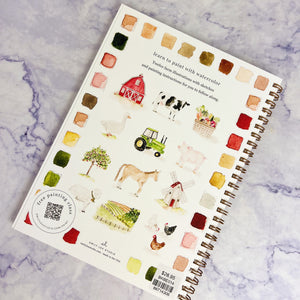 Farm Watercolor Workbook