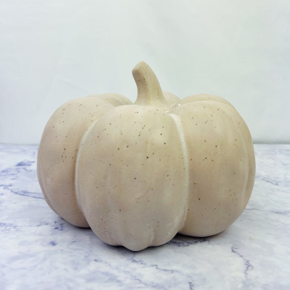 Specked Ceramic Pumpkins